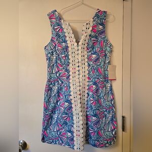 Lilly Pulitzer‎ Blue and Pink Sleeveless Dress